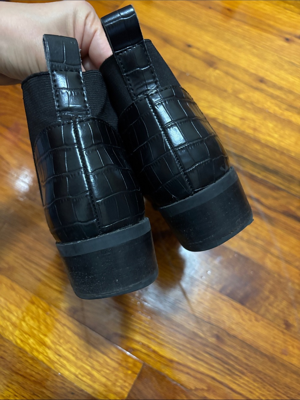 Dolce Vita ‘Tristan’ Black Leather Ankle Chelsea Boots - Picture 5 of 8